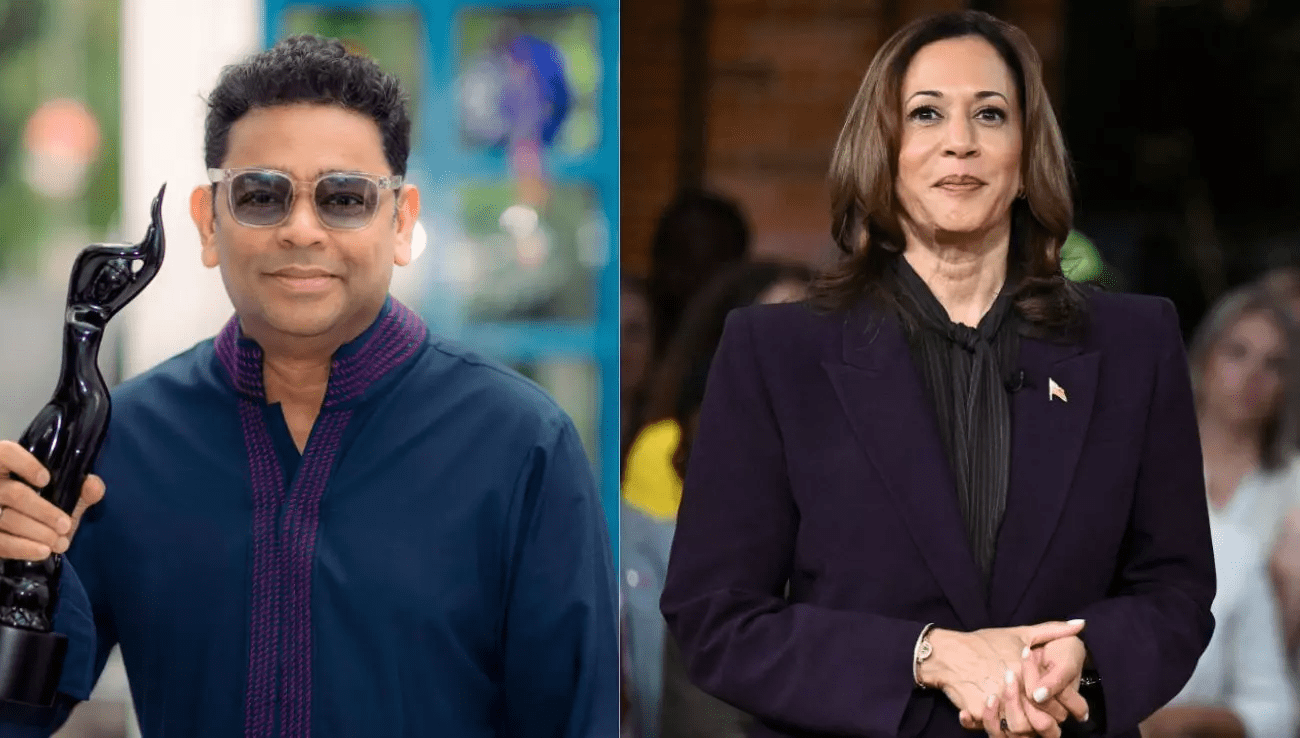 AR Rahman gives a virtual performance in support of US presidential candidate Kamala Harris.