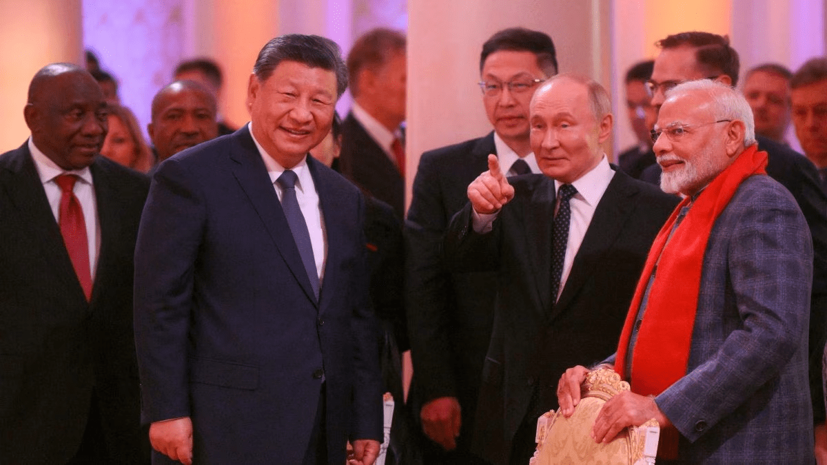 Modi meets Putin at the BRICS summit and calls for peace in Ukraine.