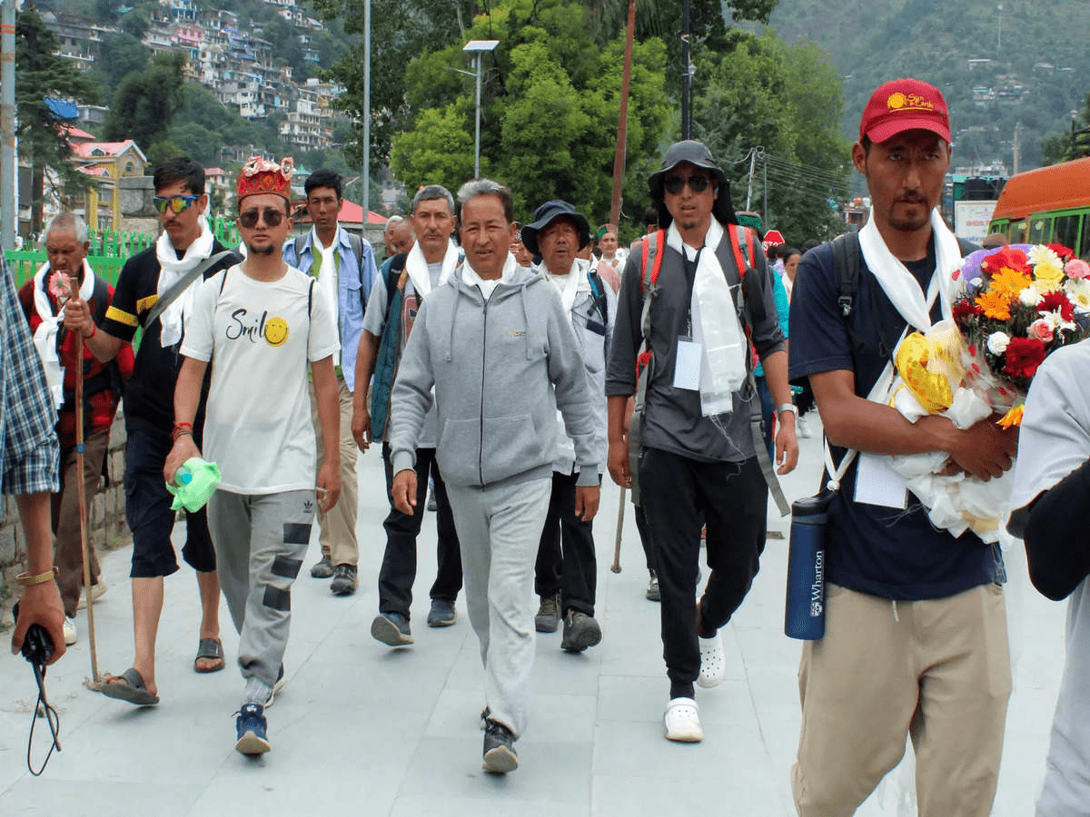 Sonam Wangchuk was among the 120 people who were detained during their march to Delhi.