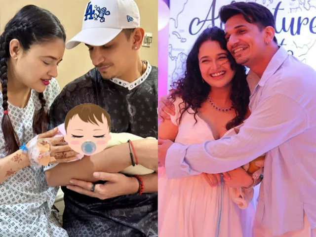 Prince Narula and Yuvika Chaudhary Share First Photo with Newborn Daughter from Hospital