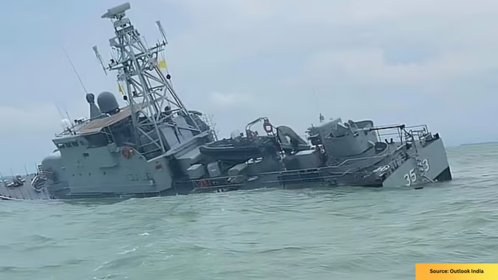 US sinks Iranian ship