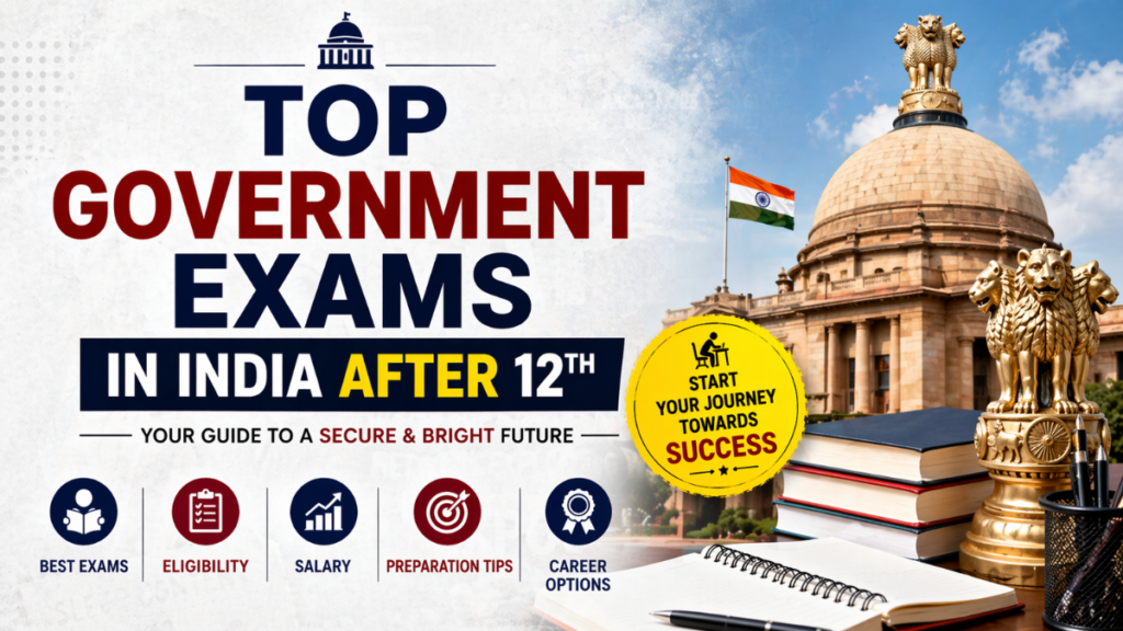 Top Government Exams in India After 12th (2026 Guide)
