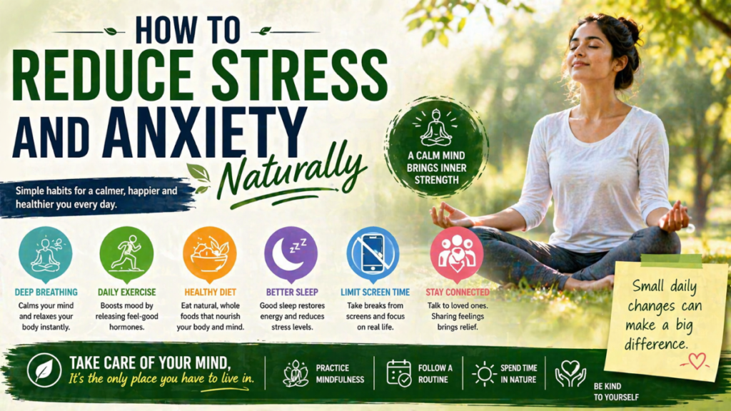 How to Reduce Stress and Anxiety Naturally