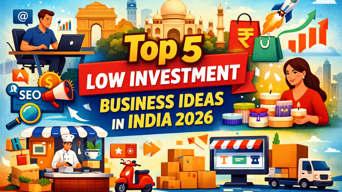 Top 5 Low Investment Business Ideas in India 2026 for Beginners