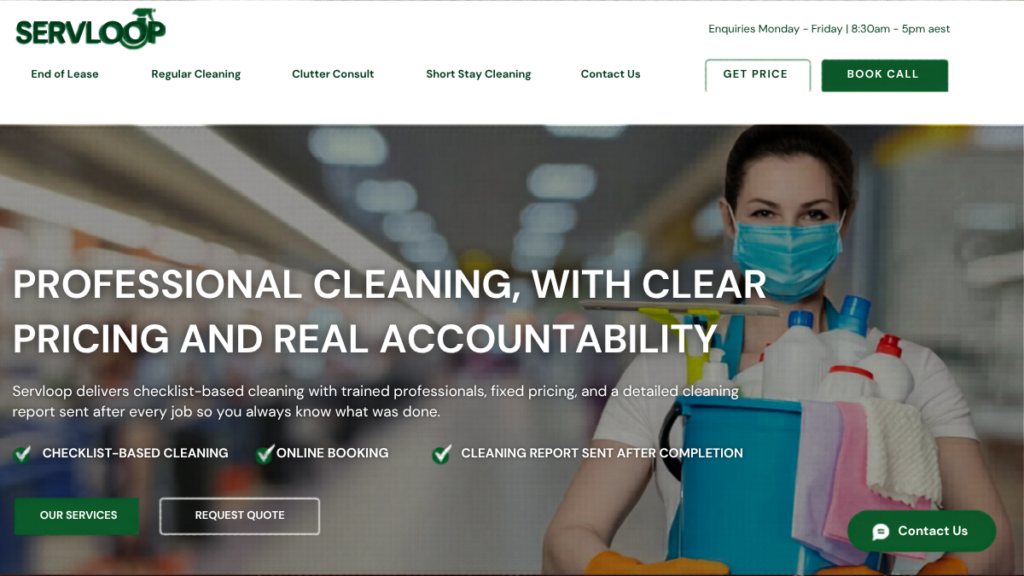 Servloop Redefining Professional Cleaning Services