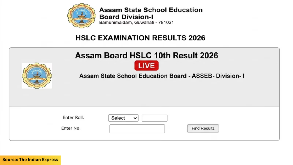 Assam HSLC Result 2026