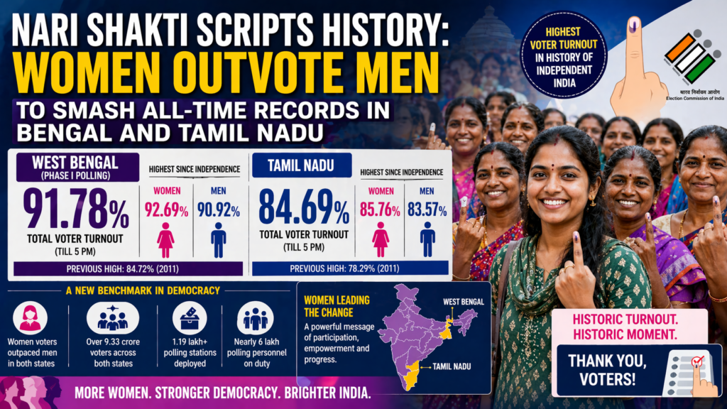 Women voter turnout 2026
