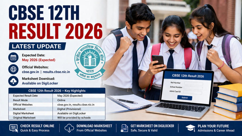 CBSE 12th Result 2026