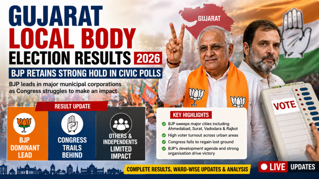 Gujarat Local Body Election Results 2026