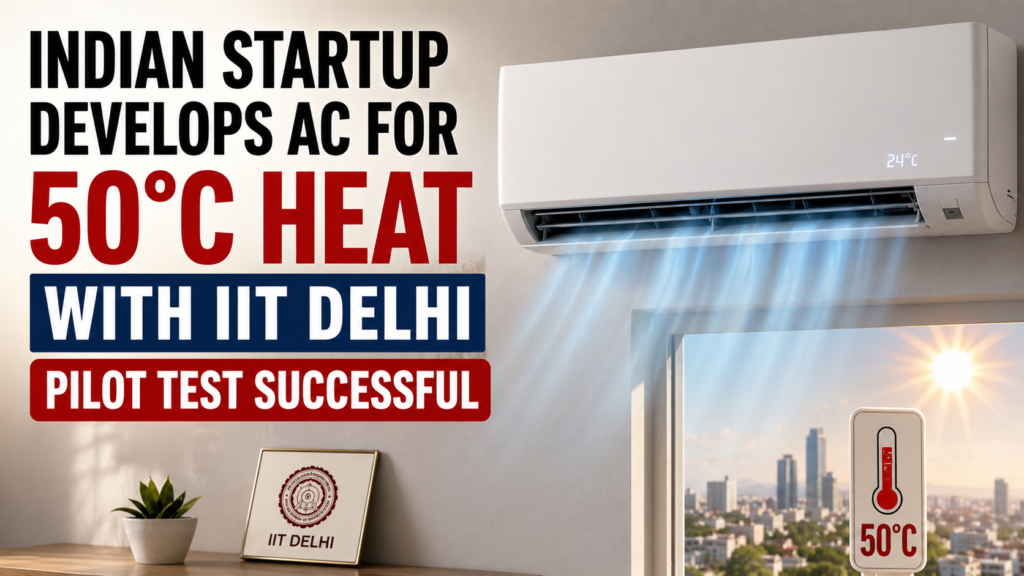Indian startup AC for 50°C heat
