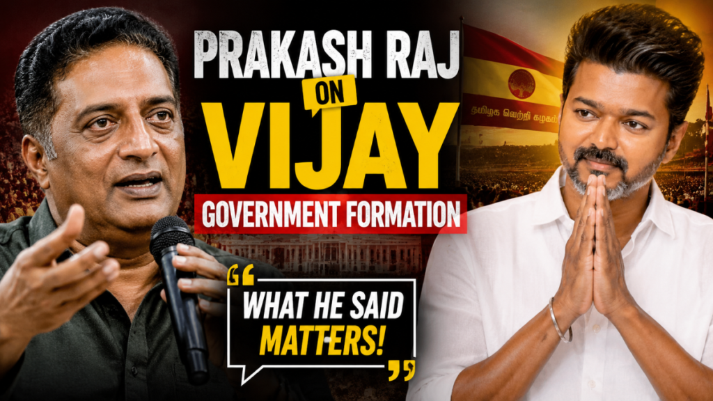 Prakash Raj on Vijay government formation