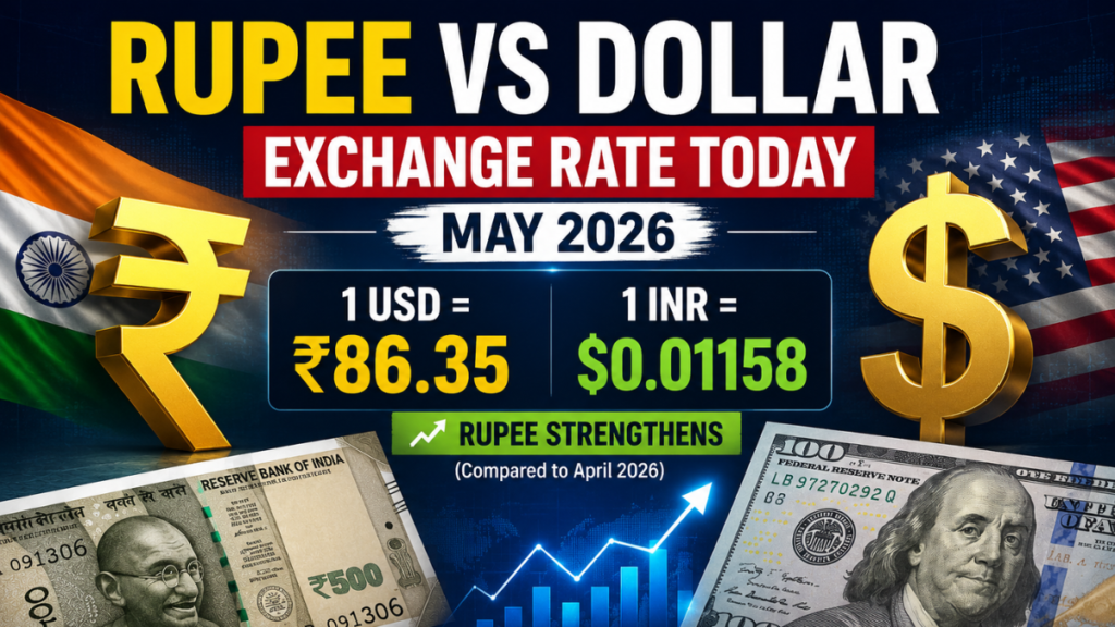 Rupee vs dollar exchange rate today May 2026