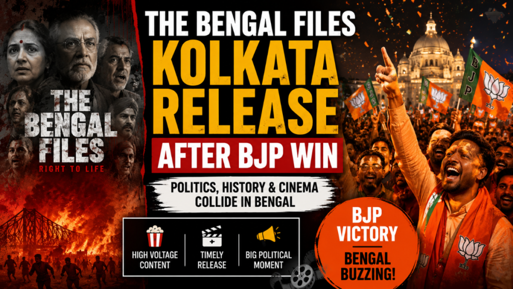 The Bengal Files Kolkata release after BJP win