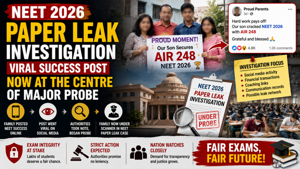NEET 2026 paper leak case