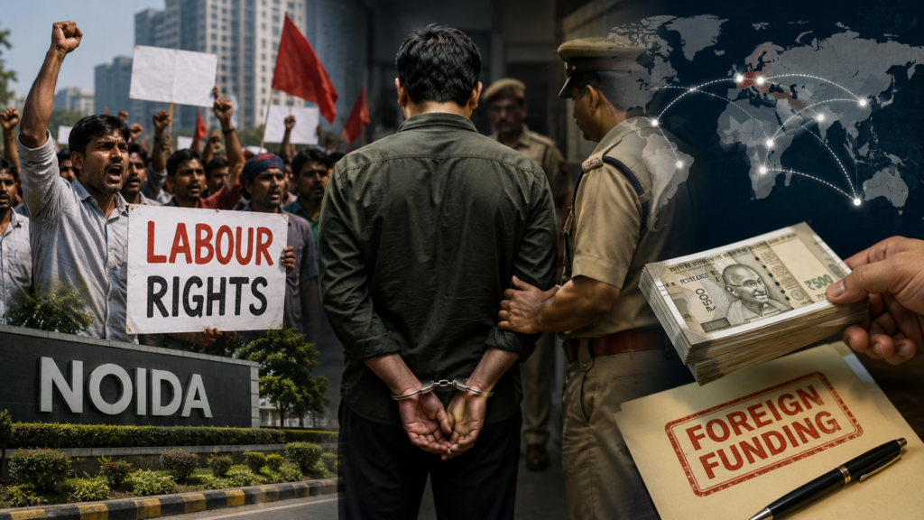 Noida labour protest case