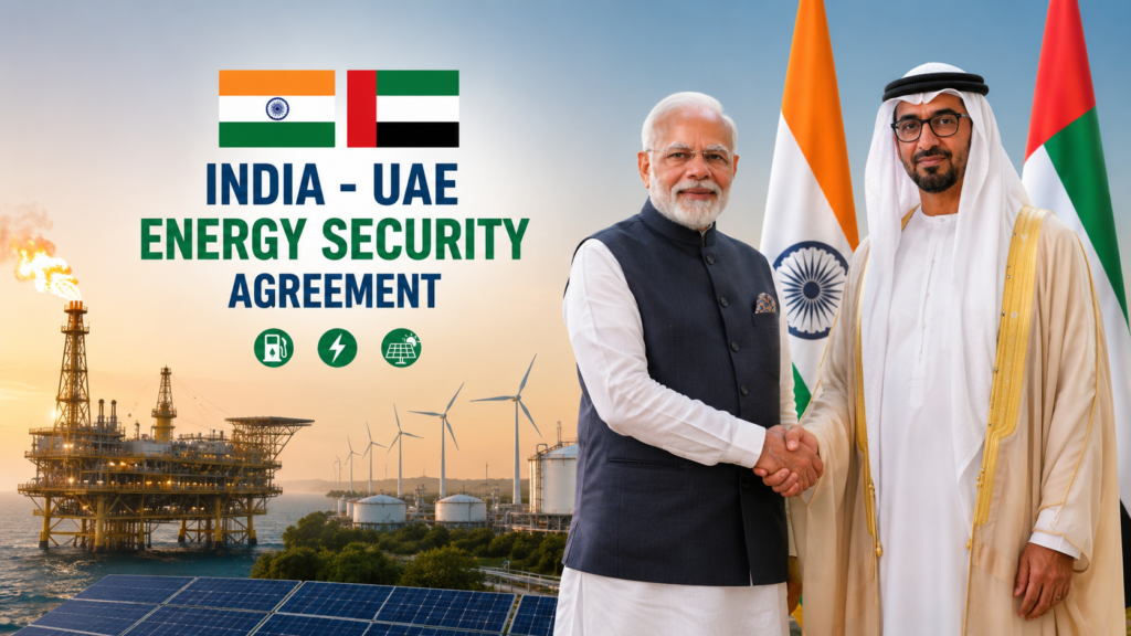 India energy security agreement UAE