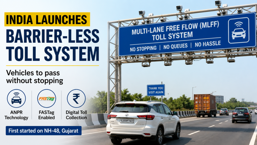 Barrier-less Toll System India