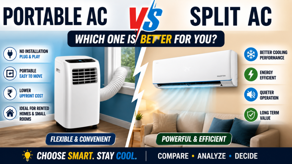 Portable AC vs Split AC