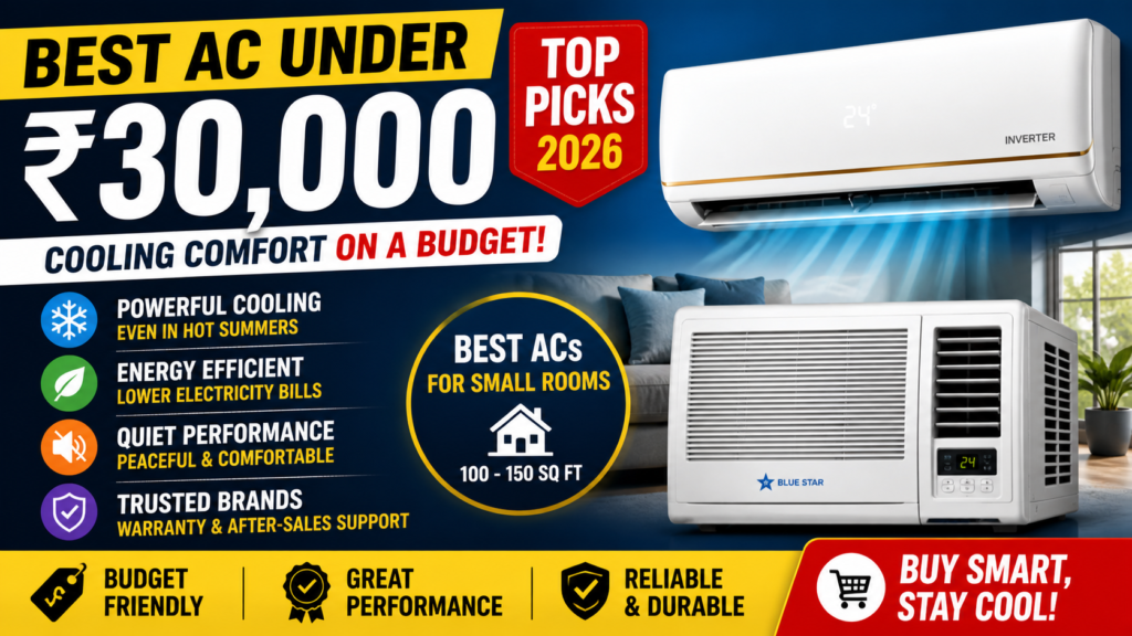 Best AC under 30000 in India 2026
