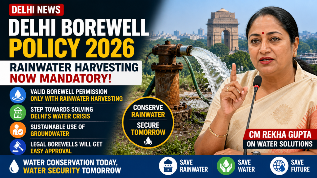 Delhi Borewell Policy 2026