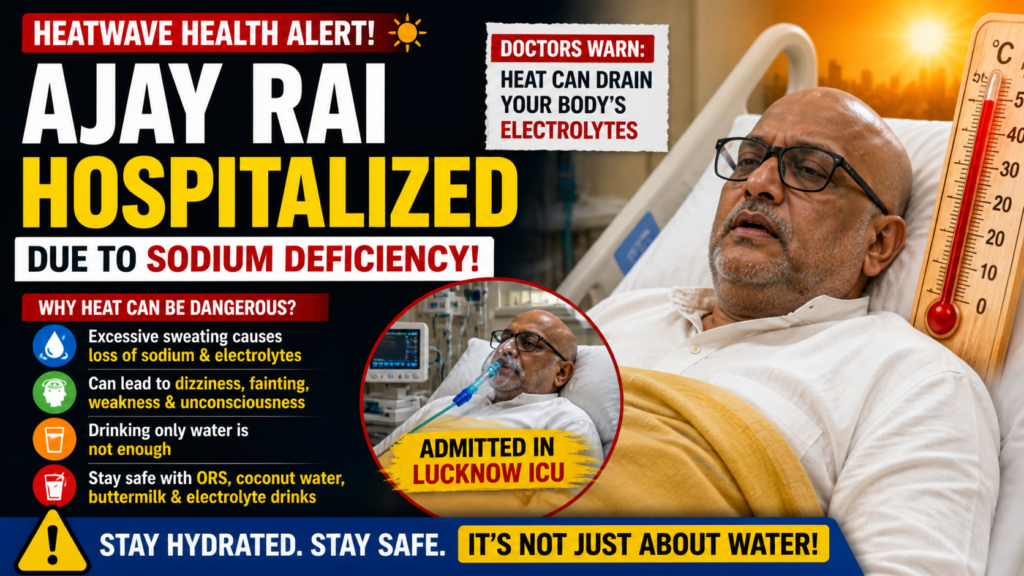 Ajay Rai Hospitalized Due to Sodium Deficiency