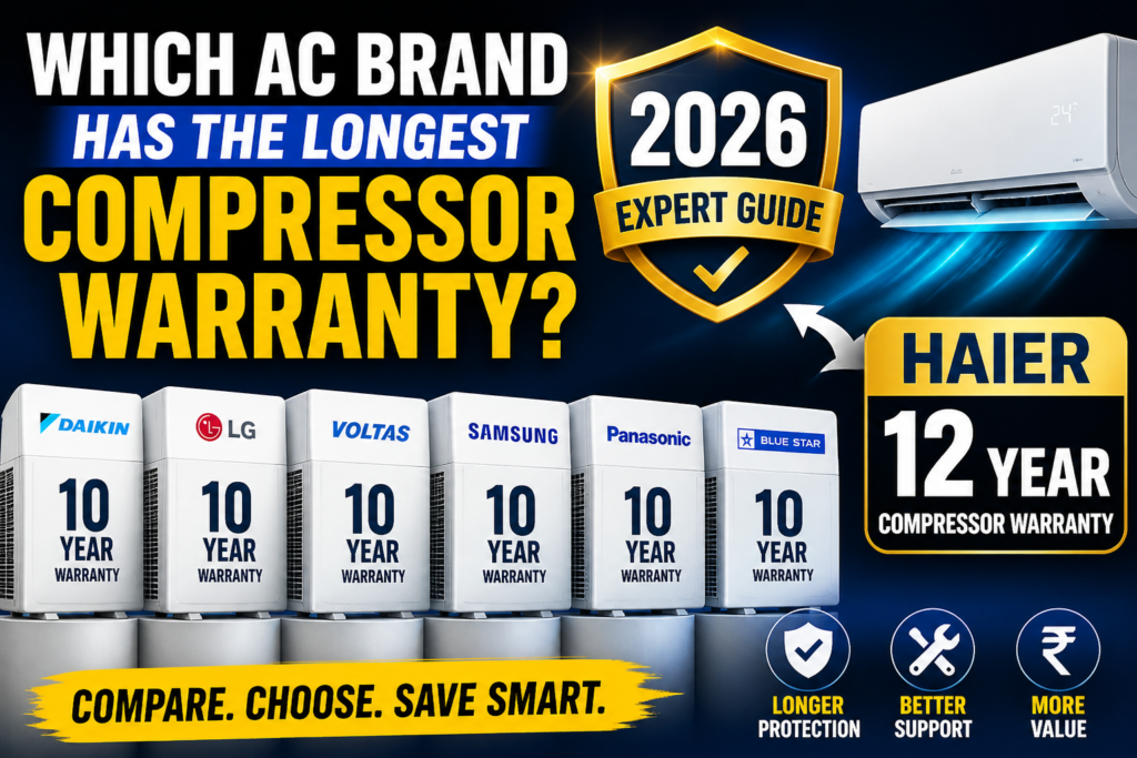 Best AC Compressor Warranty in India 2026