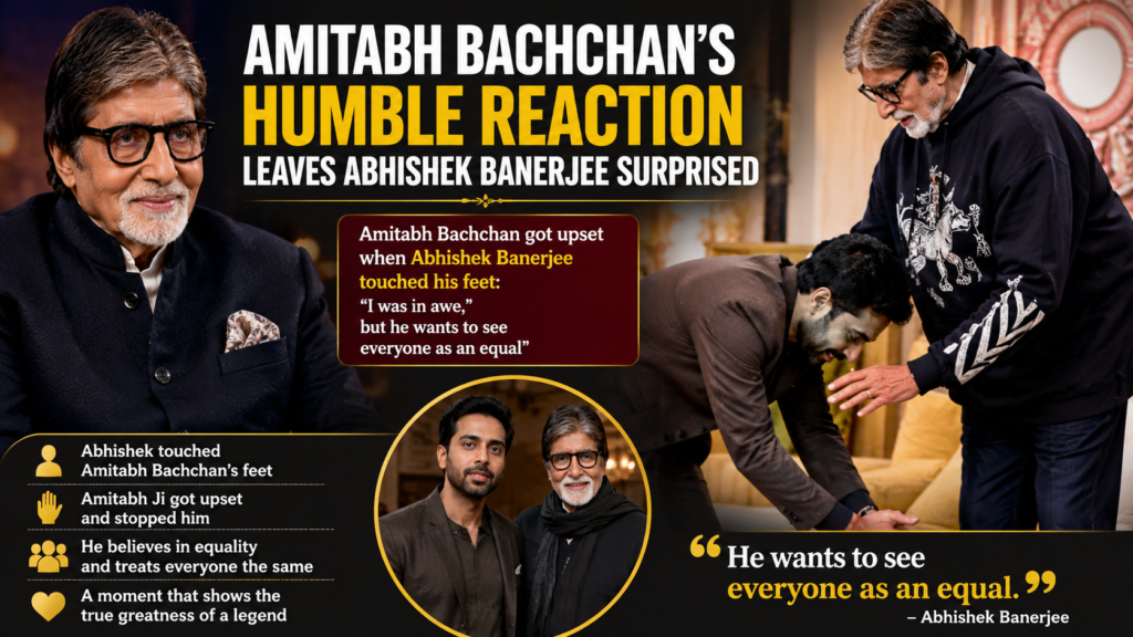 Amitabh Bachchan humility
