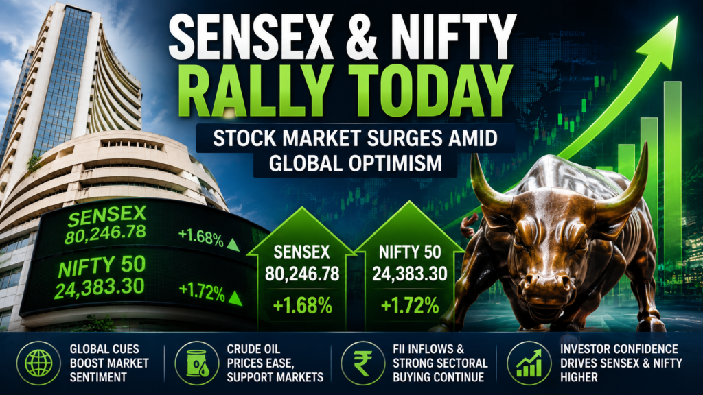 Sensex Nifty market rally
