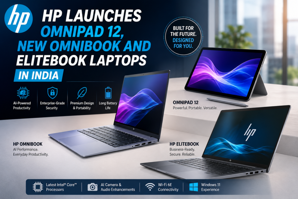 HP OmniBook and EliteBook laptops India