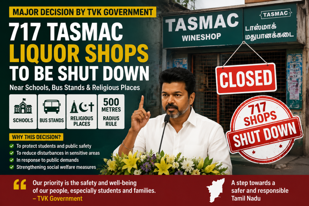 TVK TASMAC liquor shops closure