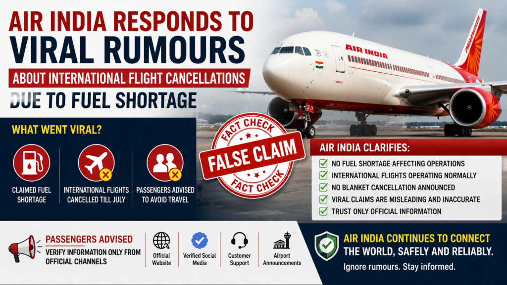 Air India flight cancellation rumours