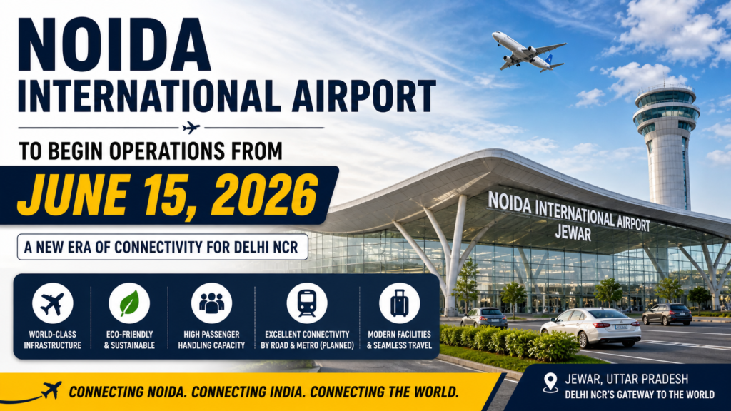 Noida International Airport opening date