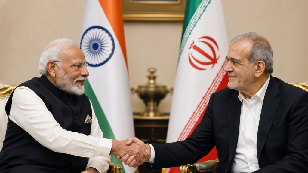 PM Modi Iran President Meeting