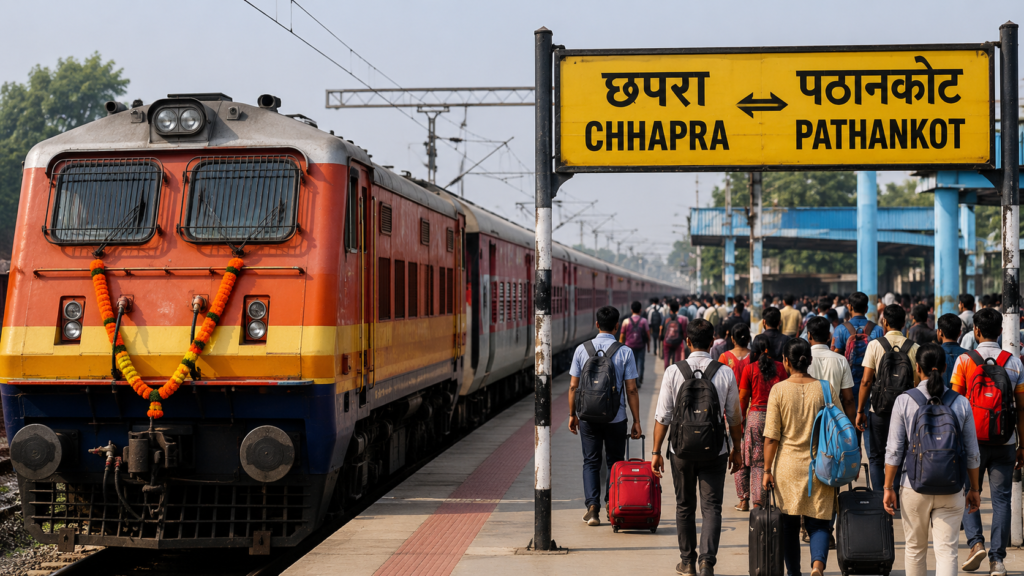 Chhapra Pathankot Special Train