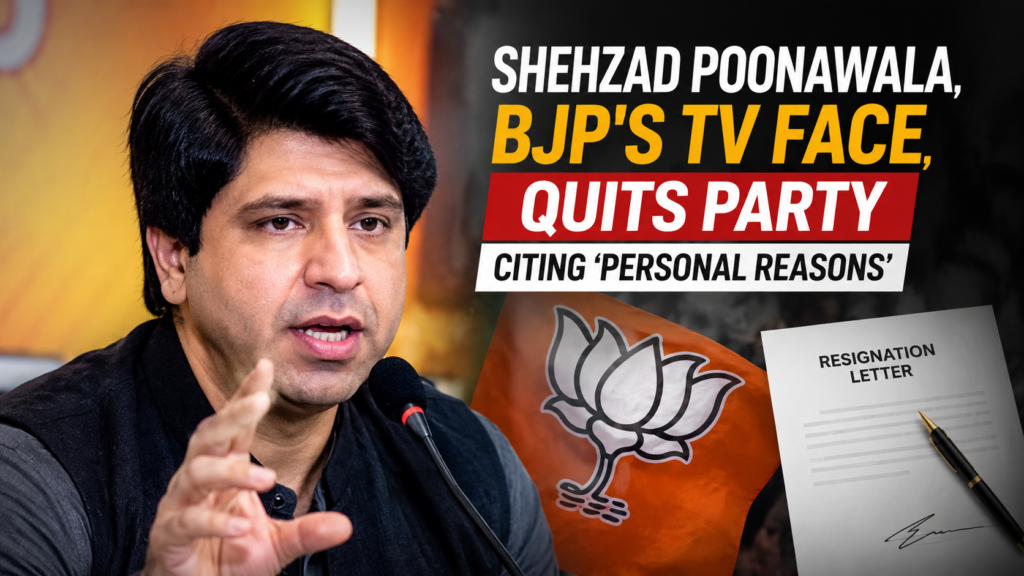 Shehzad Poonawalla Resigns from BJP