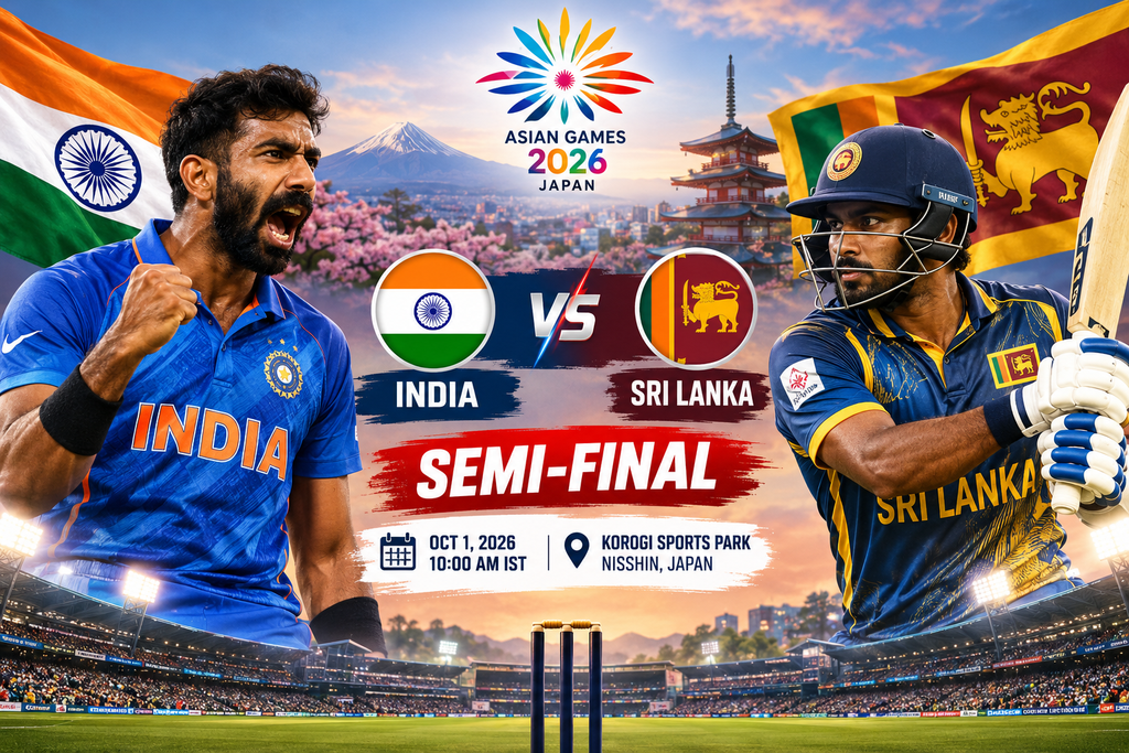 India vs Sri Lanka Asian Games 2026