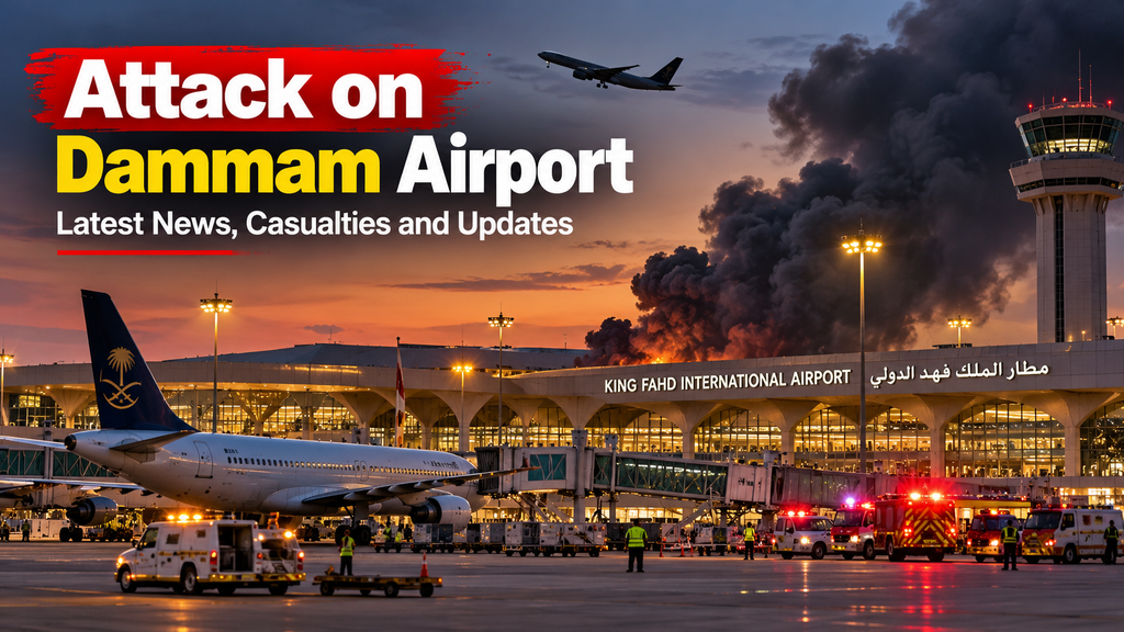 Dammam Airport Breaking News Scene