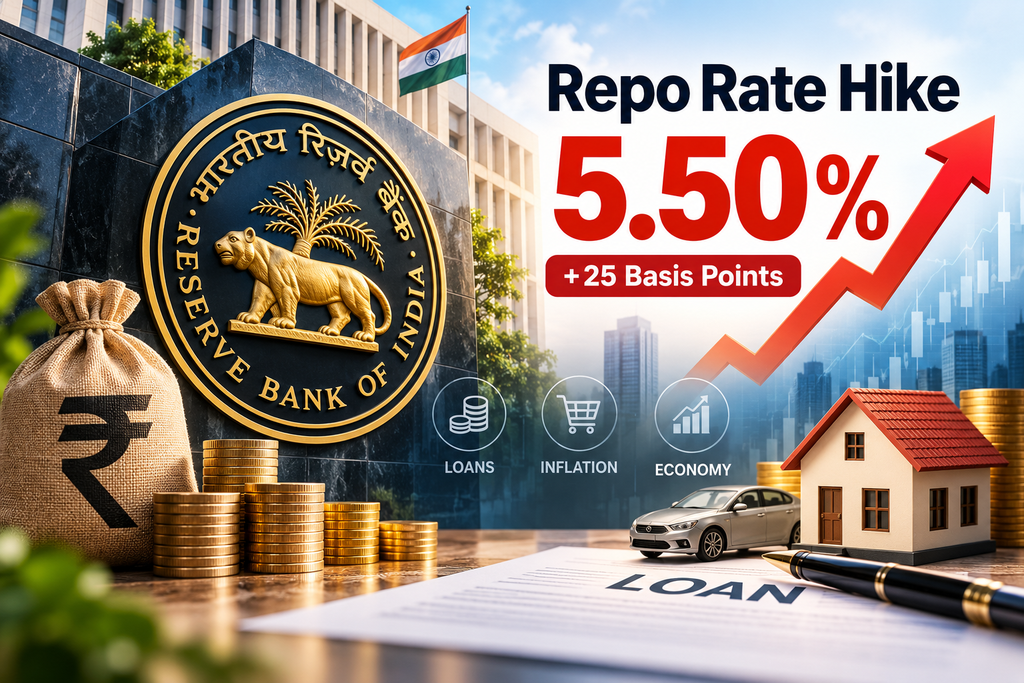 RBI Repo Rate Hike Infographic